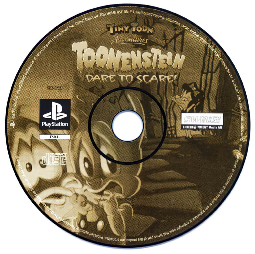 Лицензионный диск Tiny Toon Adventures Toonenstein Dare to Scare для PlayStation